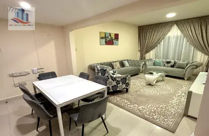 Living / Dining Room image for: Apartment - 1 Bedroom - 2 Bathrooms for rent in Al Majaz 3 - Al Majaz - Sharjah, Image 1
