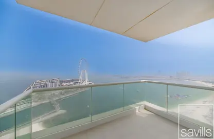 Apartment - 4 Bedrooms - 5 Bathrooms for rent in Al Bateen Residences - Jumeirah Beach Residence - Dubai