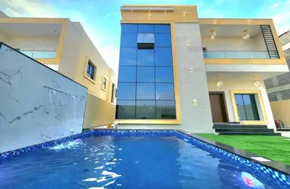 Pool image for: Villa - 4 Bedrooms - 7 Bathrooms for sale in Al Hleio - Ajman Uptown - Ajman, Image 1