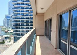 Balcony image for: Apartment - 1 bedroom - 2 bathrooms for rent in Zumurud Tower - Dubai Marina - Dubai, Image 1