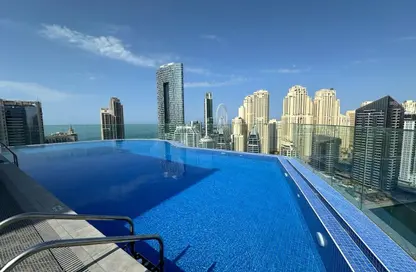 صورة لـ حوض سباحة شقة - 1 حمام للبيع في نجمة المارينا - دبي مارينا - دبي ، صورة رقم 1