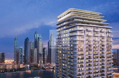 Apartment - 1 Bedroom - 1 Bathroom for sale in Beachgate by Address - EMAAR Beachfront - Dubai Harbour - Dubai