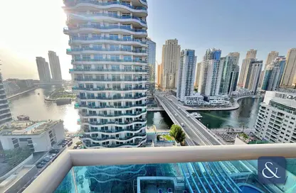 Apartment - 1 Bedroom - 2 Bathrooms for sale in Zumurud Tower - Dubai Marina - Dubai
