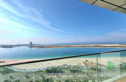 شقة - 3 غرف نوم - 4 حمامات للايجار في برج لاند مارك - شارع الكورنيش - أبوظبي