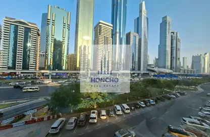 شقة - غرفة نوم - 2 حمامات للايجار في برج دي ايكس بي - شارع الشيخ زايد - دبي