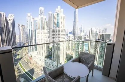 Balcony image for: Apartment - 2 Bedrooms - 3 Bathrooms for rent in Vida Residence Downtown - Downtown Dubai - Dubai, Image 1
