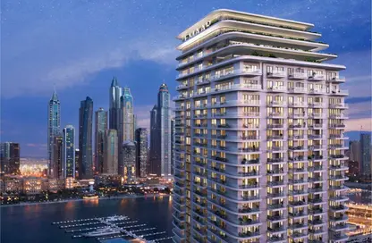 Penthouse - 4 Bedrooms - 5 Bathrooms for sale in Beachgate by Address - EMAAR Beachfront - Dubai Harbour - Dubai