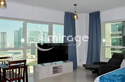 Apartment - Studio - 1 Bathroom for rent in Al Maha Tower - Marina Square - Al Reem Island - Abu Dhabi