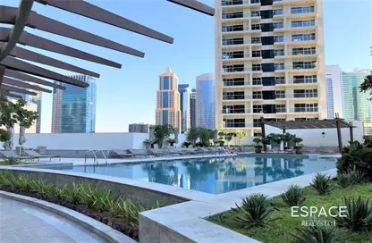 Apartment - 1 Bedroom - 1 Bathroom for sale in Silverene Tower B - Silverene - Dubai Marina - Dubai