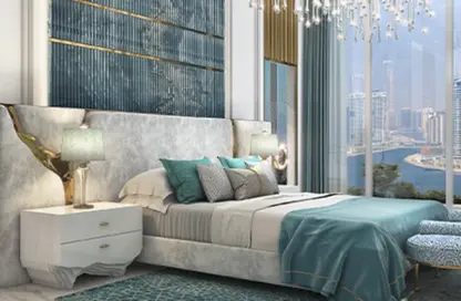 Apartment - Studio - 1 Bathroom for sale in Chic Tower - Business Bay - Dubai