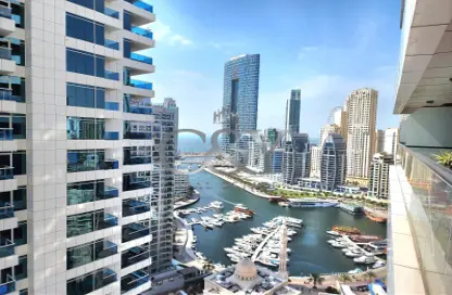 شقة - غرفة نوم - 2 حمامات للايجار في برج إسكان - دبي مارينا - دبي