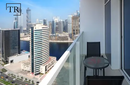 Apartment - 1 Bedroom - 2 Bathrooms for rent in AG Tower - Business Bay - Dubai
