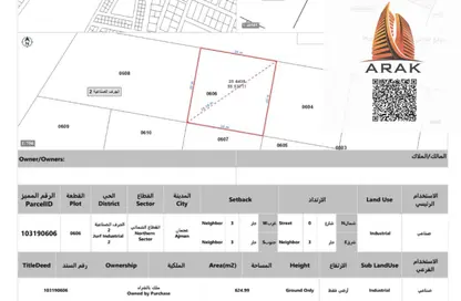Land - Studio for sale in Al Jurf Industrial 2 - Al Jurf Industrial - Ajman