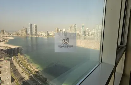 Apartment - 2 Bedrooms - 3 Bathrooms for rent in Palm Tower - Al Khan Lagoon - Al Khan - Sharjah