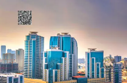 شقة - غرفة نوم - 2 حمامات للبيع في أورينت تاور 2 - أورينت تاور - البستان - عجمان