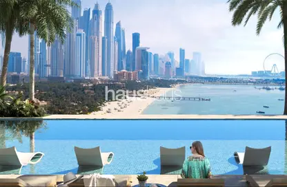 شقة - غرفة نوم - 2 حمامات للبيع في أبراج بالم بيتش 2 - أبراج بالم بيتش - نخلة جميرا - دبي
