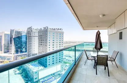 شقة - 2 غرف نوم - 2 حمامات للايجار في برج النخبة - الخليج التجاري - دبي