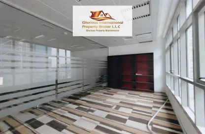 Office Space - Studio - 1 Bathroom for rent in Al Shaheen Tower - Al Khalidiya - Abu Dhabi