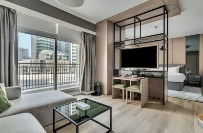 Apartment - Studio - 1 Bathroom for rent in Burj Views podium - Burj Views - Downtown Dubai - Dubai