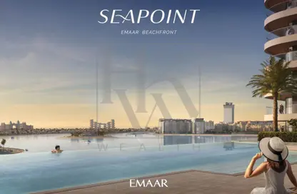 Apartment - 2 Bedrooms - 3 Bathrooms for sale in Seapoint - EMAAR Beachfront - Dubai Harbour - Dubai
