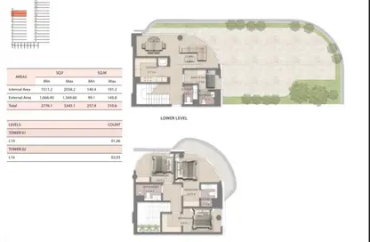 Apartment - 3 Bedrooms - 4 Bathrooms for sale in Mirasol - Raha Island - Mina Al Arab - Ras Al Khaimah