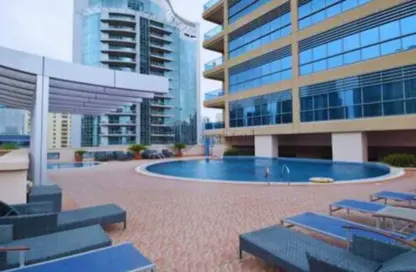 Apartment - 1 Bathroom for rent in Zumurud Tower - Dubai Marina - Dubai
