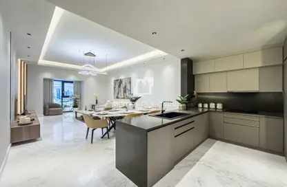 Apartment - 2 Bedrooms - 4 Bathrooms for sale in Aeternitas Tower - Dubai Marina - Dubai