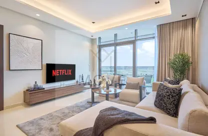 شقة - غرفة نوم - 2 حمامات للايجار في برج النبلاء - الخليج التجاري - دبي