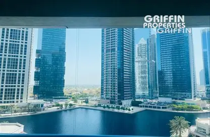 شقة - 1 حمام للايجار في خور الجميرا 1 - (JLT) مجمع X - أبراج بحيرة الجميرا - دبي