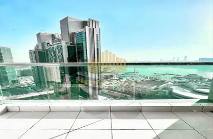 Balcony image for: Apartment - 1 Bedroom - 2 Bathrooms for sale in Marina Blue Tower - Marina Square - Al Reem Island - Abu Dhabi, Image 1