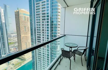 Apartment - 1 Bedroom - 2 Bathrooms for rent in Lakeside Residence - JLT Cluster A - Jumeirah Lake Towers - Dubai