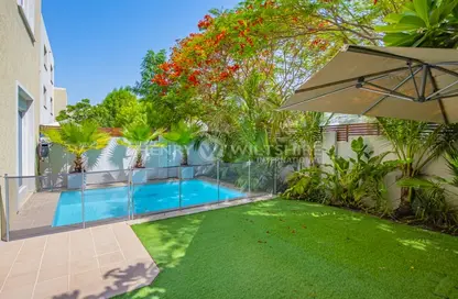Pool image for: Villa - 5 Bedrooms - 6 Bathrooms for sale in Desert Style - Al Reef Villas - Al Reef - Abu Dhabi, Image 1