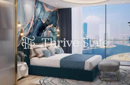 Apartment - Studio - 1 Bathroom for sale in Chic Tower - Business Bay - Dubai