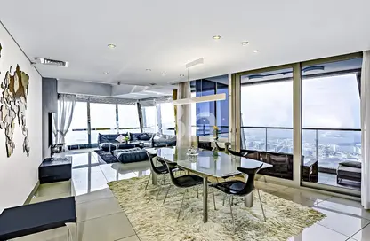 شقة - 2 غرف نوم - 3 حمامات للايجار في أوشن هايتس - دبي مارينا - دبي