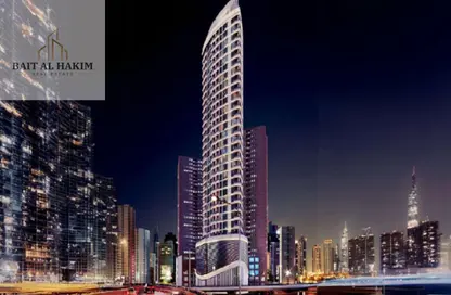 Apartment - 1 Bedroom - 2 Bathrooms for sale in Tower C1 - Ajman Pearl Towers - Ajman Downtown - Ajman