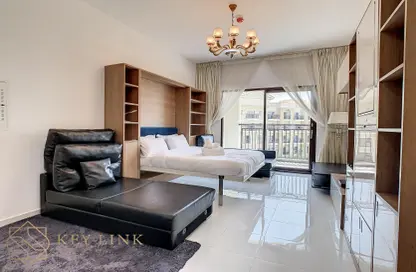 Living Room image for: Apartment - 1 Bathroom for sale in Resortz by Danube - Arjan - Dubai, Image 1
