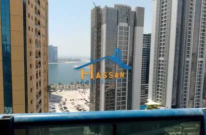 شقة - غرفة نوم - 2 حمامات للايجار في برج منازل 2 - شارع التعاون - التعاون - الشارقة