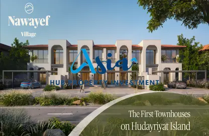 Townhouse - 3 Bedrooms - 6 Bathrooms for sale in Al Hudayriat Island - Abu Dhabi