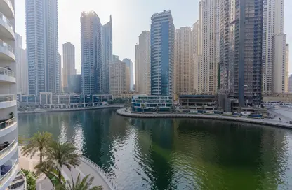 Water View image for: Apartment - 1 Bedroom - 2 Bathrooms for sale in The Atlantic - Dubai Marina - Dubai, Image 1