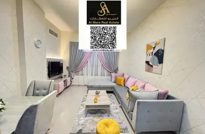 Apartment - 1 Bedroom - 2 Bathrooms for rent in Ajman Corniche Residences - Ajman Corniche Road - Ajman