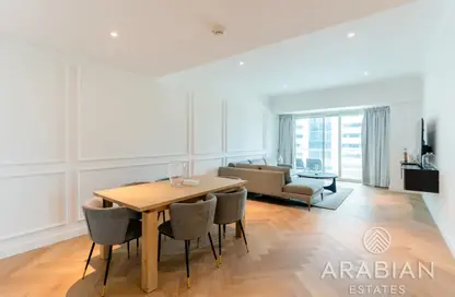 Living / Dining Room image for: Apartment - 2 Bedrooms - 2 Bathrooms for sale in Marina Heights - Dubai Marina - Dubai, Image 1