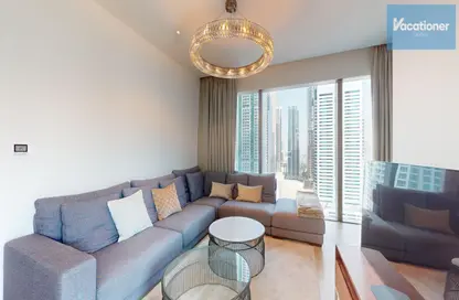 Living Room image for: Apartment - 2 Bedrooms - 2 Bathrooms for rent in Marina Gate - Dubai Marina - Dubai, Image 1