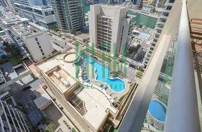 Apartment - 3 Bedrooms - 3 Bathrooms for rent in Marina Mansions - Dubai Marina - Dubai