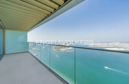 Apartment - 3 Bedrooms - 3 Bathrooms for rent in Grand Bleu Tower 1 - EMAAR Beachfront - Dubai Harbour - Dubai