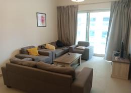 Living Room image for: Apartment - 1 bedroom - 2 bathrooms for rent in Dune Residency - Jumeirah Village Circle - Dubai, Image 1