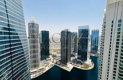Apartment - 1 Bedroom - 2 Bathrooms for rent in Jumeirah Bay X1 - JLT Cluster X - Jumeirah Lake Towers - Dubai
