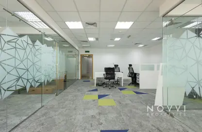 Office Space - Studio - 6 Bathrooms for rent in Shatha Tower - Dubai Media City - Dubai