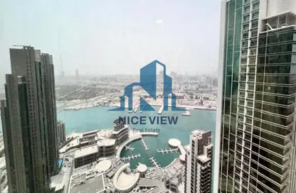 Apartment - 2 Bedrooms - 3 Bathrooms for rent in Burooj Views - Marina Square - Al Reem Island - Abu Dhabi