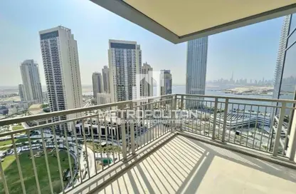 Balcony image for: Apartment - 3 Bedrooms - 3 Bathrooms for sale in Creek Rise Tower 2 - Creek Rise - Dubai Creek Harbour (The Lagoons) - Dubai, Image 1