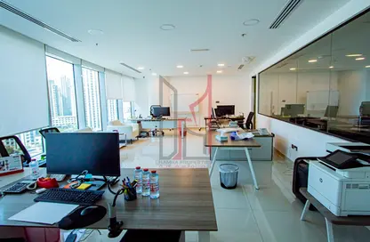 Office image for: Office Space - Studio - 2 Bathrooms for rent in The Prime Tower - Business Bay - Dubai, Image 1
